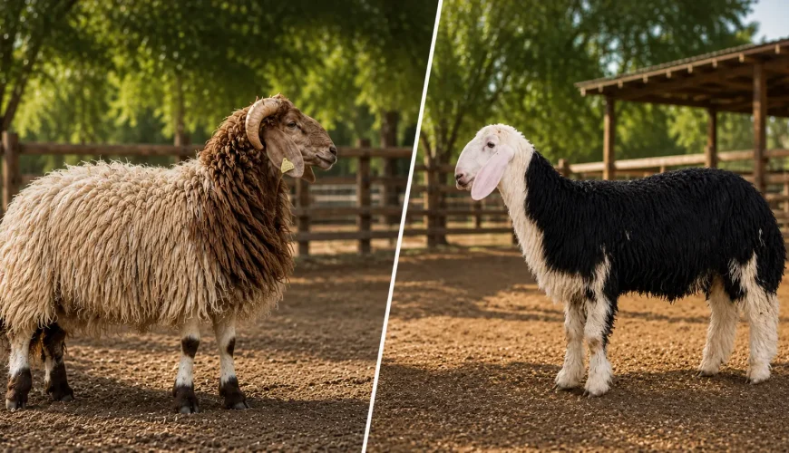 naimi and najdi sheep from al khaleej farm