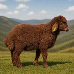Healthy Jaziri sheep raised naturally at Al Khaleej Farm